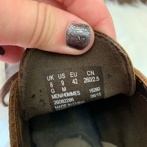 Clarks Bushacre 2 Dark Brown Lace Up Chukka Boots - Picture 5 of 6